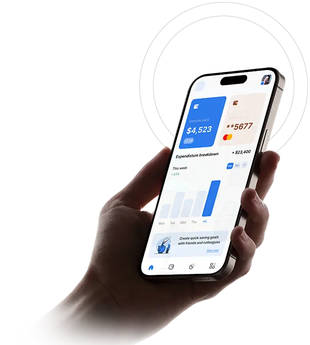 RemitPro app shown on a phone